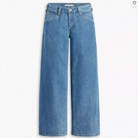 Levi's '94 Baggy Wide Leg Raw Hem Jeans Sz 31 - Picture 1 of 15